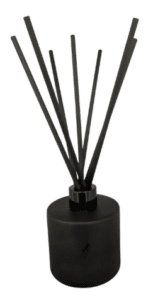 Glass bottle & reed sticks
