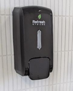 black soap dispenser in kitchen black soap dispenser in kitchen